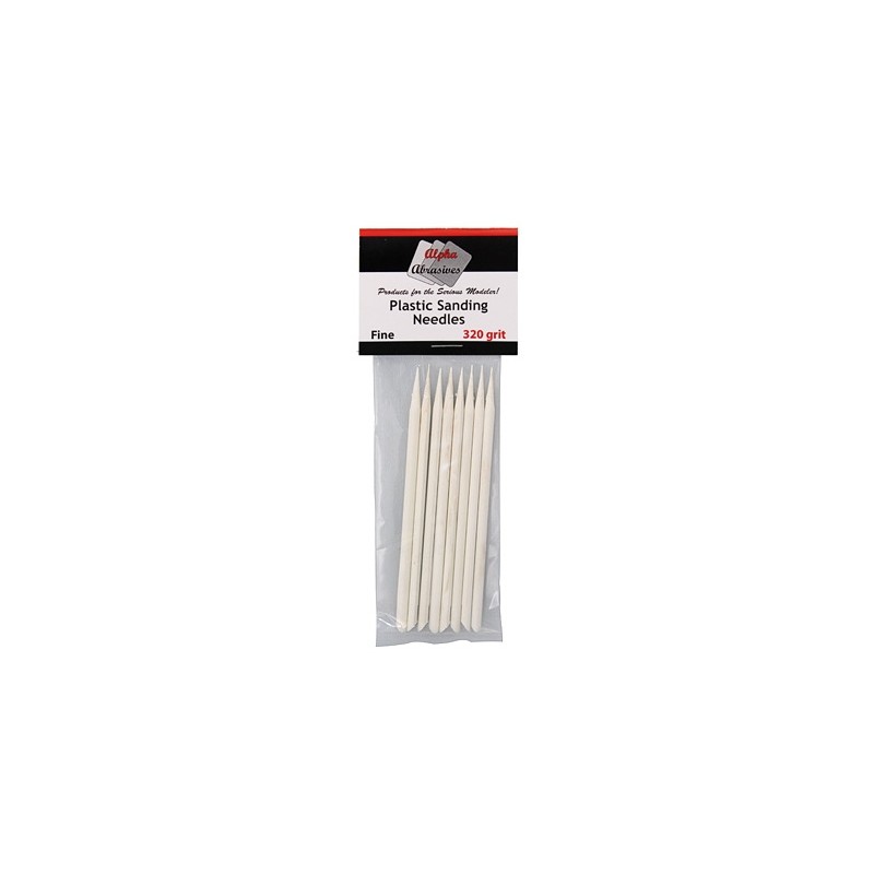 Albion 346 Plastic Sanding Needle - Fine 320 Grit