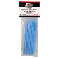 Albion 345 Plastic Sanding Needle - Medium 240 Grit