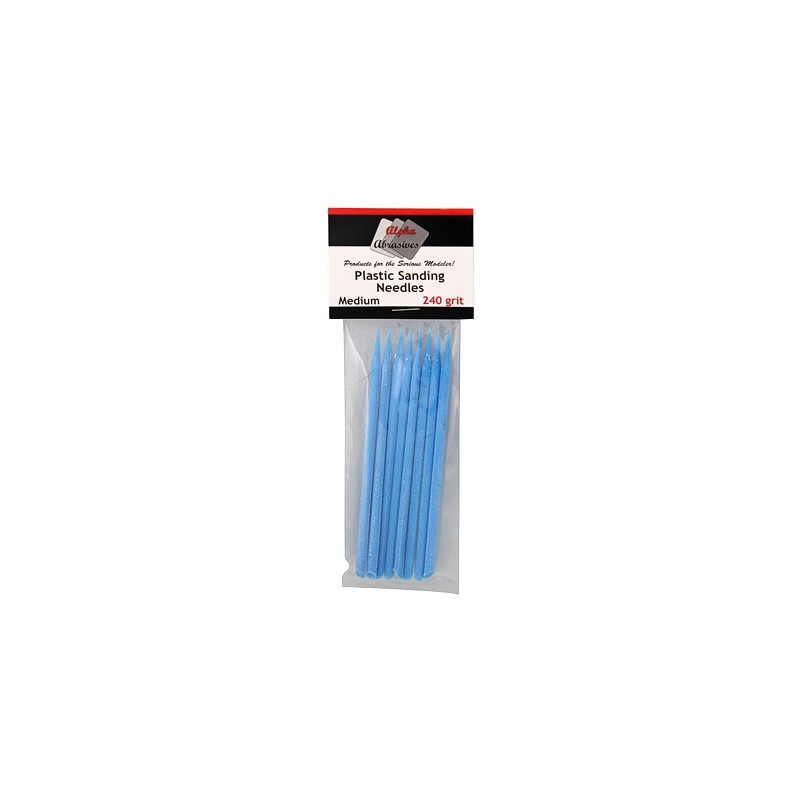 Albion 345 Plastic Sanding Needle - Medium 240 Grit