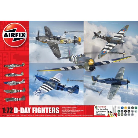 Airfix A50192 1/72 D-day Kampfflugzeuge, Geschenk-Set