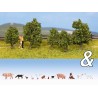 Noch 94004 Ausschmückungs-Set "Tiere Bauernhof&Sträucher"