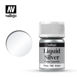 Vallejo 70790 Silber, Auf Alkoholbasis, Met