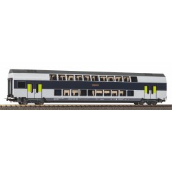 Piko 58816 Doppelstockwg. DSB 2. Kl blau/weiß grüne Tür