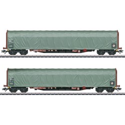 Märklin 47114 Schiebeplanenwagen-Set DSB