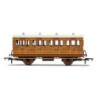 Hornby R40103 GNR, 4 Wheel Coach, 1st Class, Fitted Lights, 1534 - Era 2