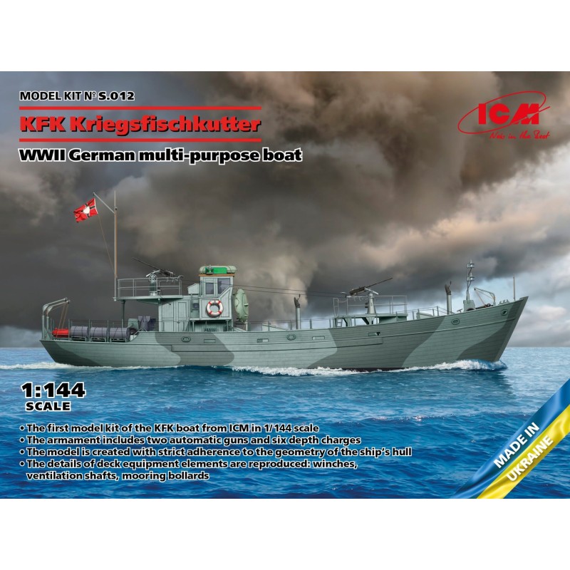 ICM S012 KFK Kriegsfischkutter 1/144