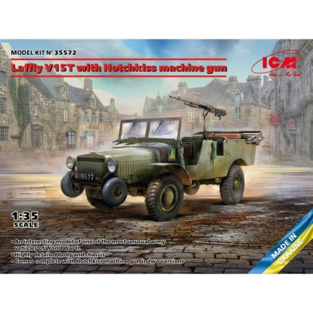 ICM 35572 Laffly V15T with Hotchkiss machine gun