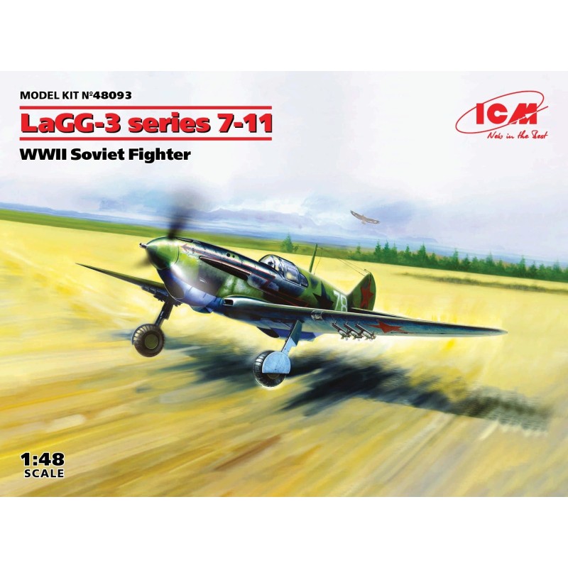 ICM 48093 LaGG-3 serie 7-11 WWII Sovjet kampfly
1/48