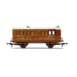 Hornby R40084 LNER, 4 Wheel Coach, Brake Baggage, 4103 - Era 3