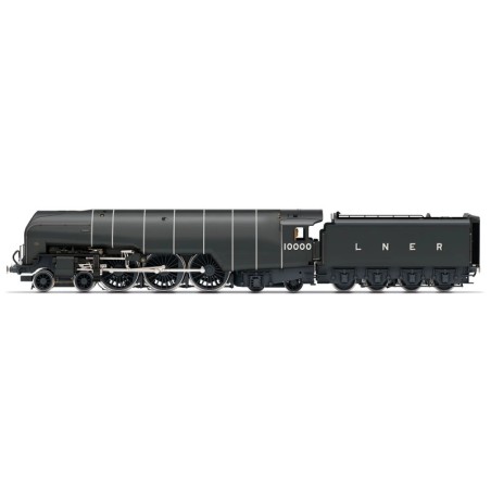 Hornby R30126 LNER, W1 Class 'Hush Hush' (Smoke Lifting Cowl), 4-6-4, 10000 - Era 4