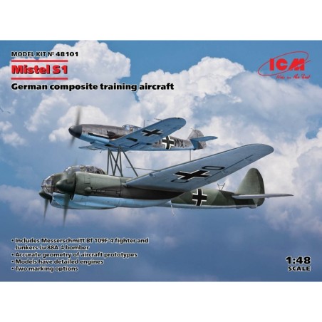 ICM 48101 Mistel S1, tysk komposit træningsfly 1/48