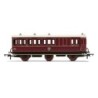 Hornby R40093 NBR, 6 Wheel Coach, Unclassed (Brake 3rd) Coach, 472 - Era 2