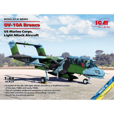 ICM 48305 OV-10A Bronco US Marine Corps, Light Attack Aircraft