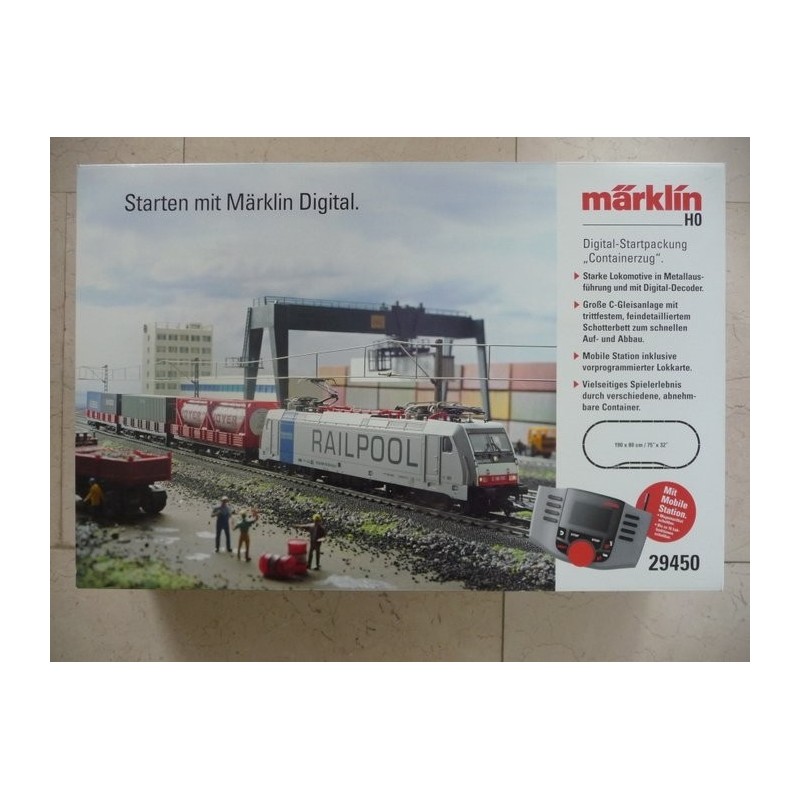 Märklin 29450 Digital-startsæt MS2 Railpool lok Ep6