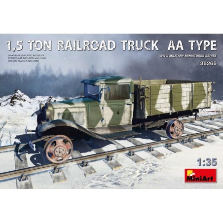 MiniArt 35265 1,5 TON RAILROAD TRUCK AA TYPE