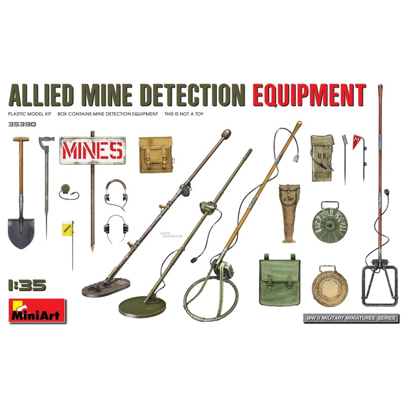 MiniArt 35390 ALLIED MINE DETECTION EQUIPMENT