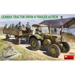 MiniArt 35314 GERMAN TRACTOR D8506 & TRAILER w/CREW