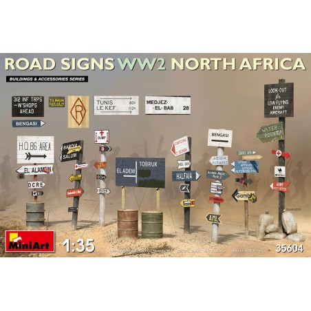 MiniArt 35604 ROAD SIGNS WW2 NORTH AFRICA