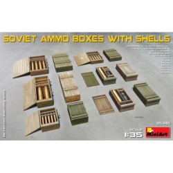 MiniArt 35261 SOVIET AMMO BOXES w/SHELLS
