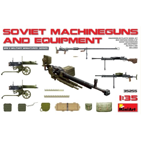 MiniArt 35255 SOVIET MACHINEGUNS AND EQUIPMENT