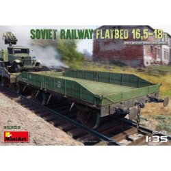 MiniArt 35303 SOVIET RAILWAY FLATBED 16,5-18t