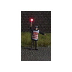 Bicyc-Led 871110 H0-Betjent med rød stoplampe