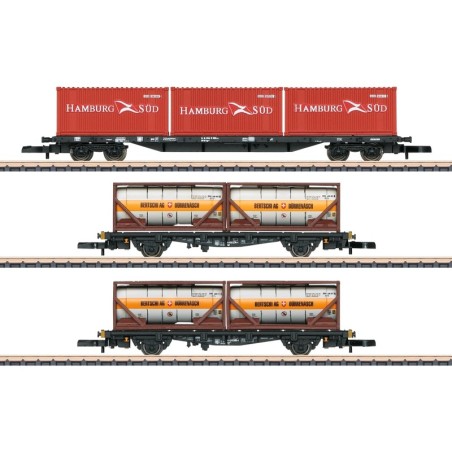 Märklin 82663 Wagen-Set Containertransport