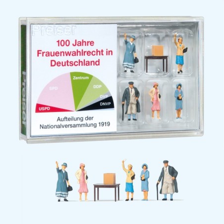 Preiser 13402 100 Jahre Frauenwahlrecht in