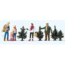 Preiser 10627 Weihnachtsbaumverkauf