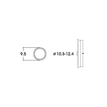 Roco 40074 Haftrings.10Stk. 10,3 bis 12,4