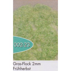 Silhouette 002-23 Græs-Flock 2 mm tidlige efterår, 1 : 87, 50 g