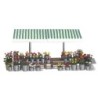 Busch 1072 Marktstand Blumen H0